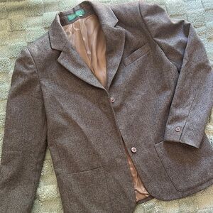 Vintage Gray Professional Blazer with Tailored‎ Fit
